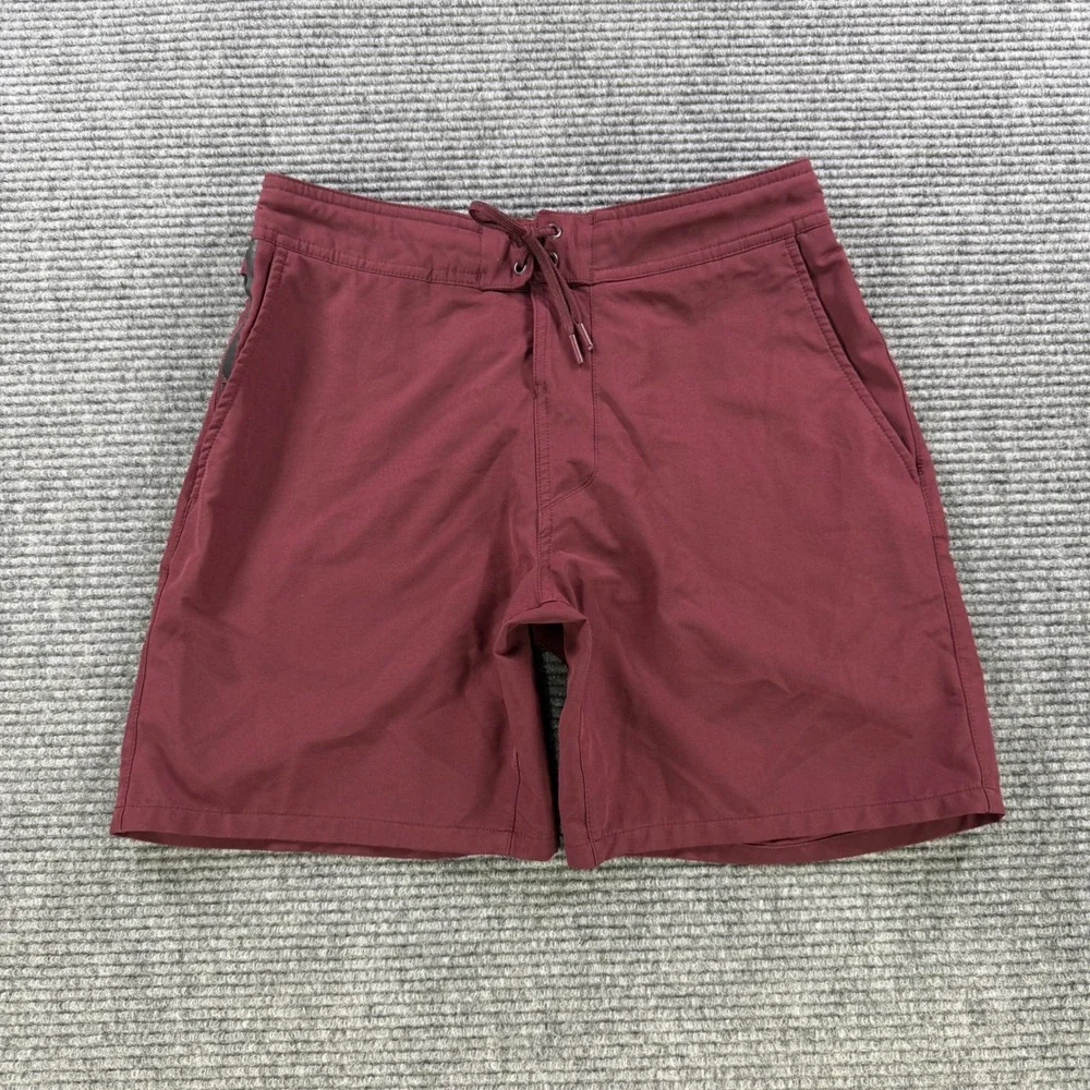 Ten Thousand Interval Shorts Mens 28 Burgundy Maroon 7